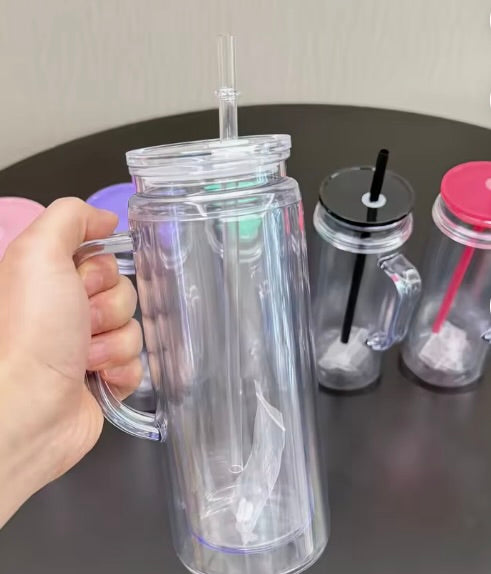20oz acrylic cup with handle