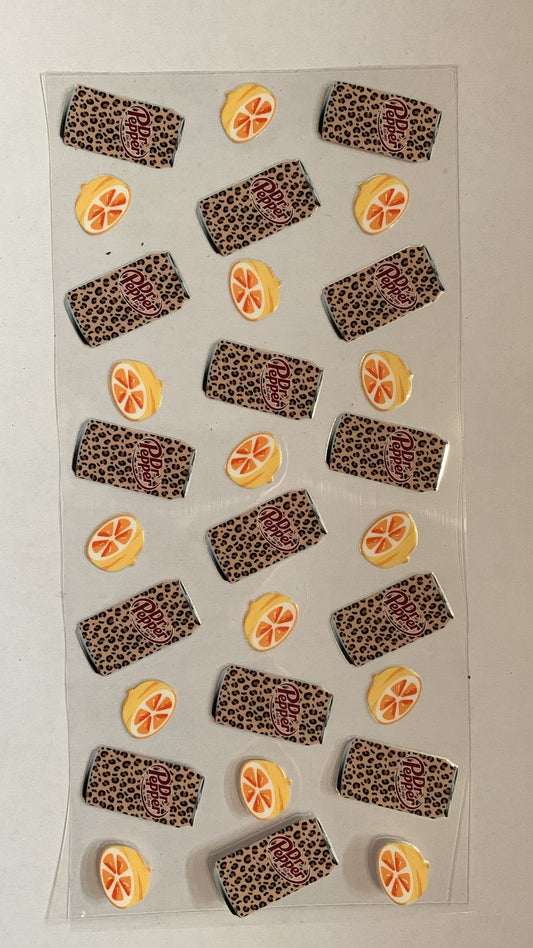 Leopard print Dr Pepper