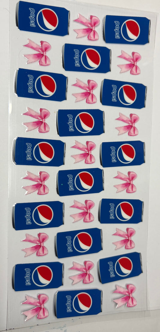 Pepsi with bows