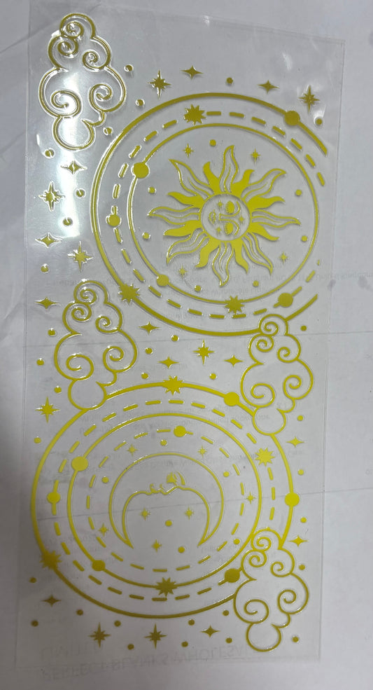 Moon and stars wrap