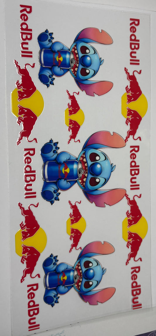 Stitch and red bull