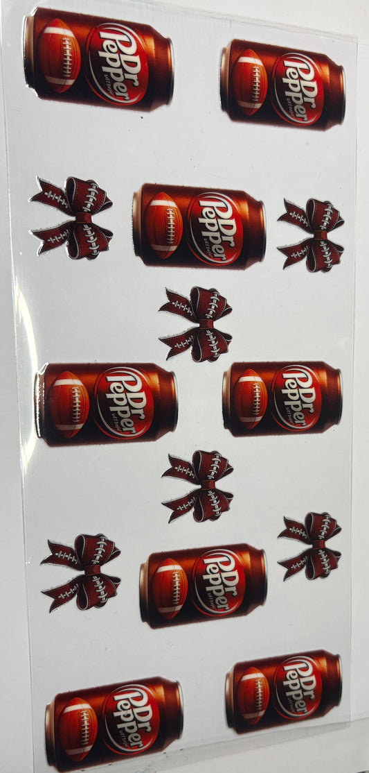 Dr Pepper with bows