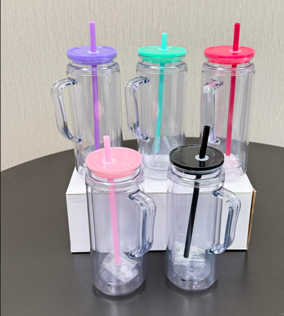 20oz acrylic cup with handle