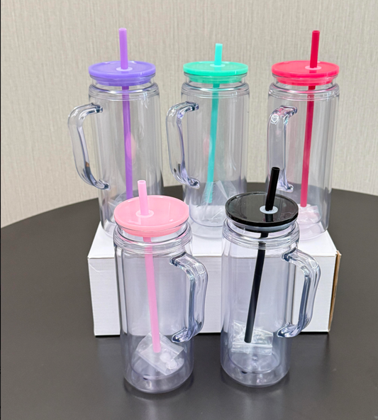 20oz acrylic cup with handle